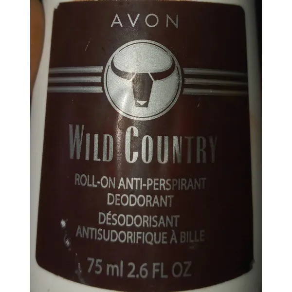 Avon Wild country, roll-on deodorant