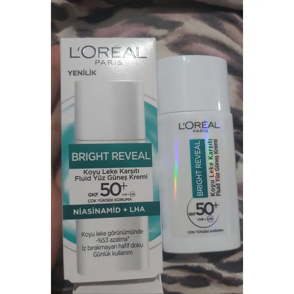 L'Oréal Paris Bright Reveal SPF 50+ Dark Spot Daily Face Sunscreen Fluid