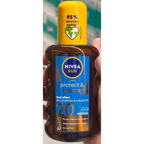 Nivea Sun protect & bronze, spray, SPF20