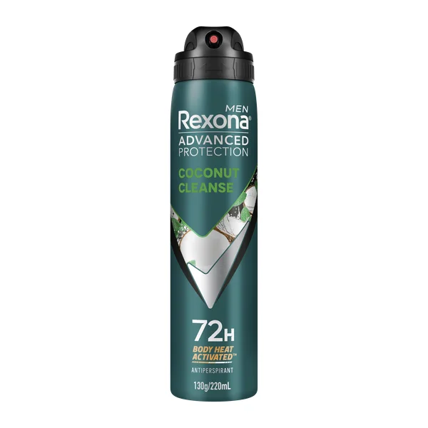 Rexona Rexona Men Advanced 72hr Deodorant Aerosol Coconut