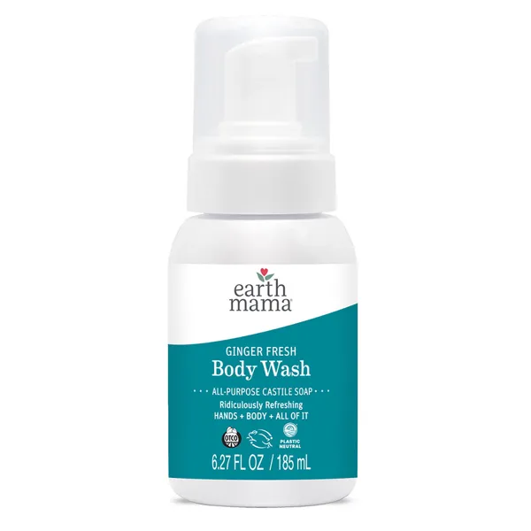 Earth Mama Organics Ginger Fresh Castile Body Wash