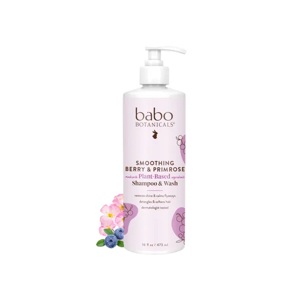 Babo Botanicals Smoothing Berry & Primrose Shampoo & Wash