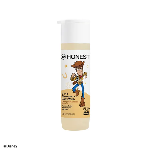 The Honest Company Disney and Pixar's Toy Story Shampoo + Body Wash, Orange Creamsicle