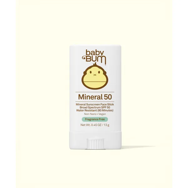 Sun Bum Baby Bum Mineral SPF 50 Sunscreen Face Stick
