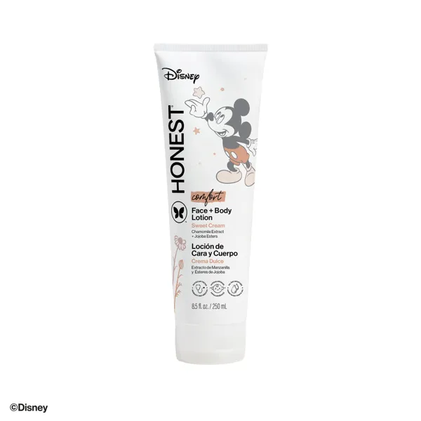 The Honest Company Disneys Mickey Mouse Face + Body Lotion, Comfort