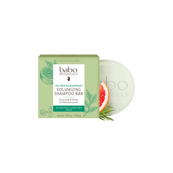 Babo Botanicals Volumizing Tea Tree & Grapefruit Shampoo Bar