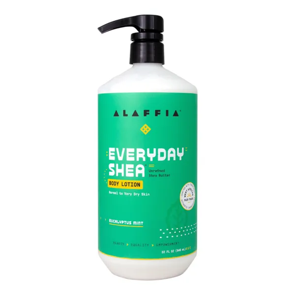 Alaffia Alaffia EveryDay Shea Body Lotion, Eucalyptus Mint