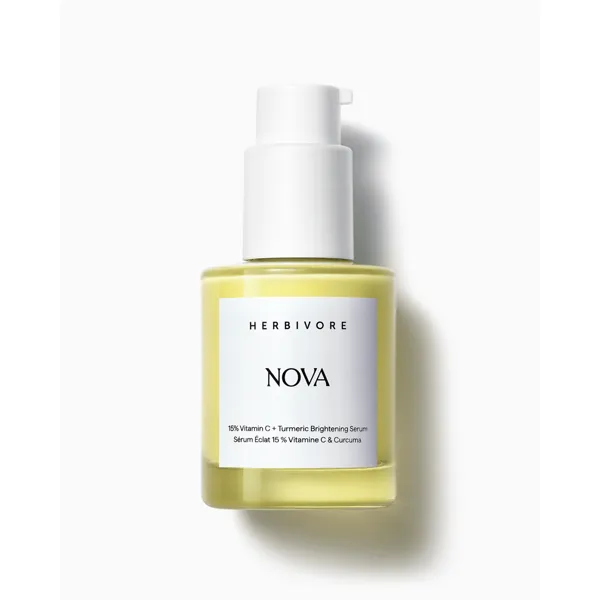 Herbivore Botanicals NOVA 15% Vitamin C + Turmeric Brightening Face Serum