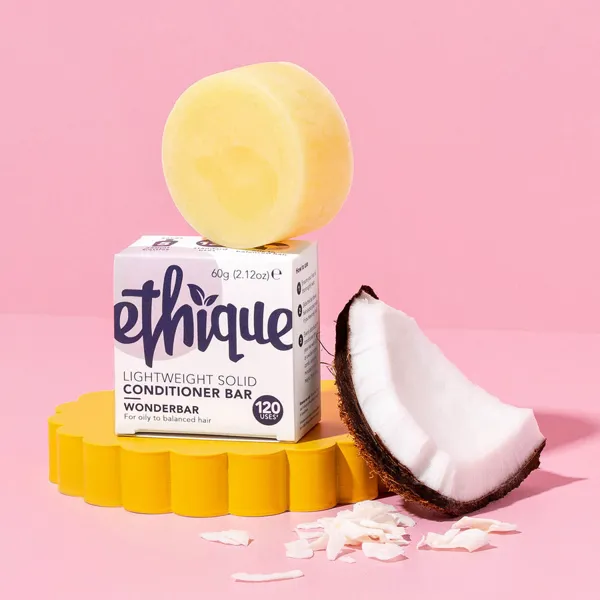 Ethique Lightweight Conditioner Bar for Fine Hair: WonderbarTM